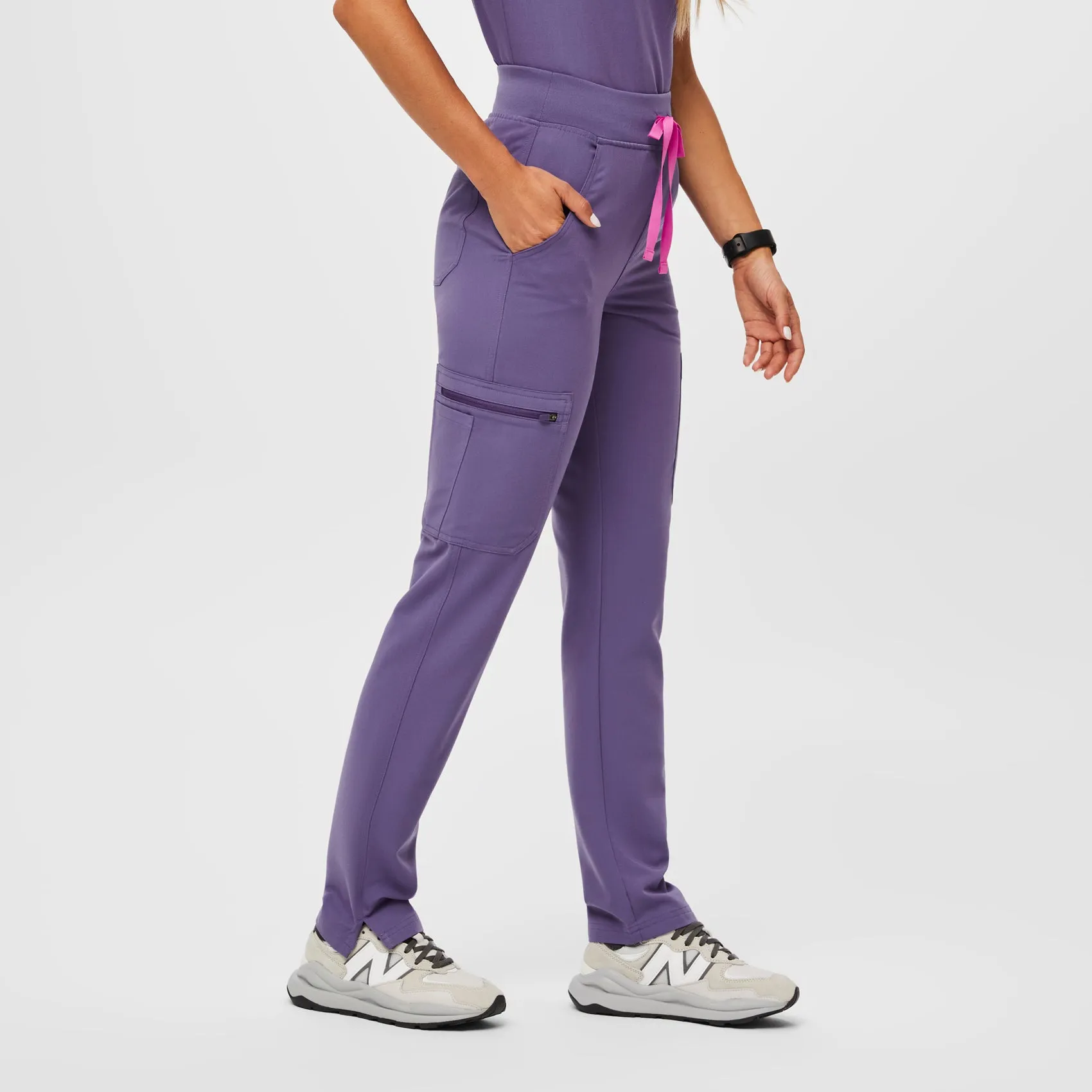 women's Amethyst Yola™ High Waisted - Petite Skinny Scrub Pants