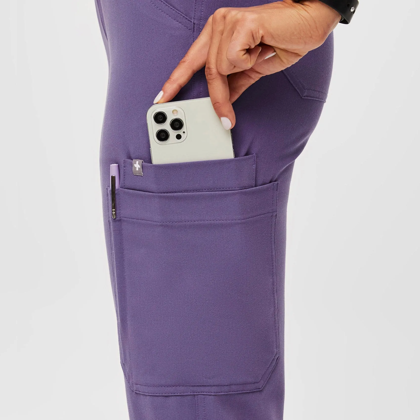 women's Amethyst Yola™ High Waisted - Petite Skinny Scrub Pants