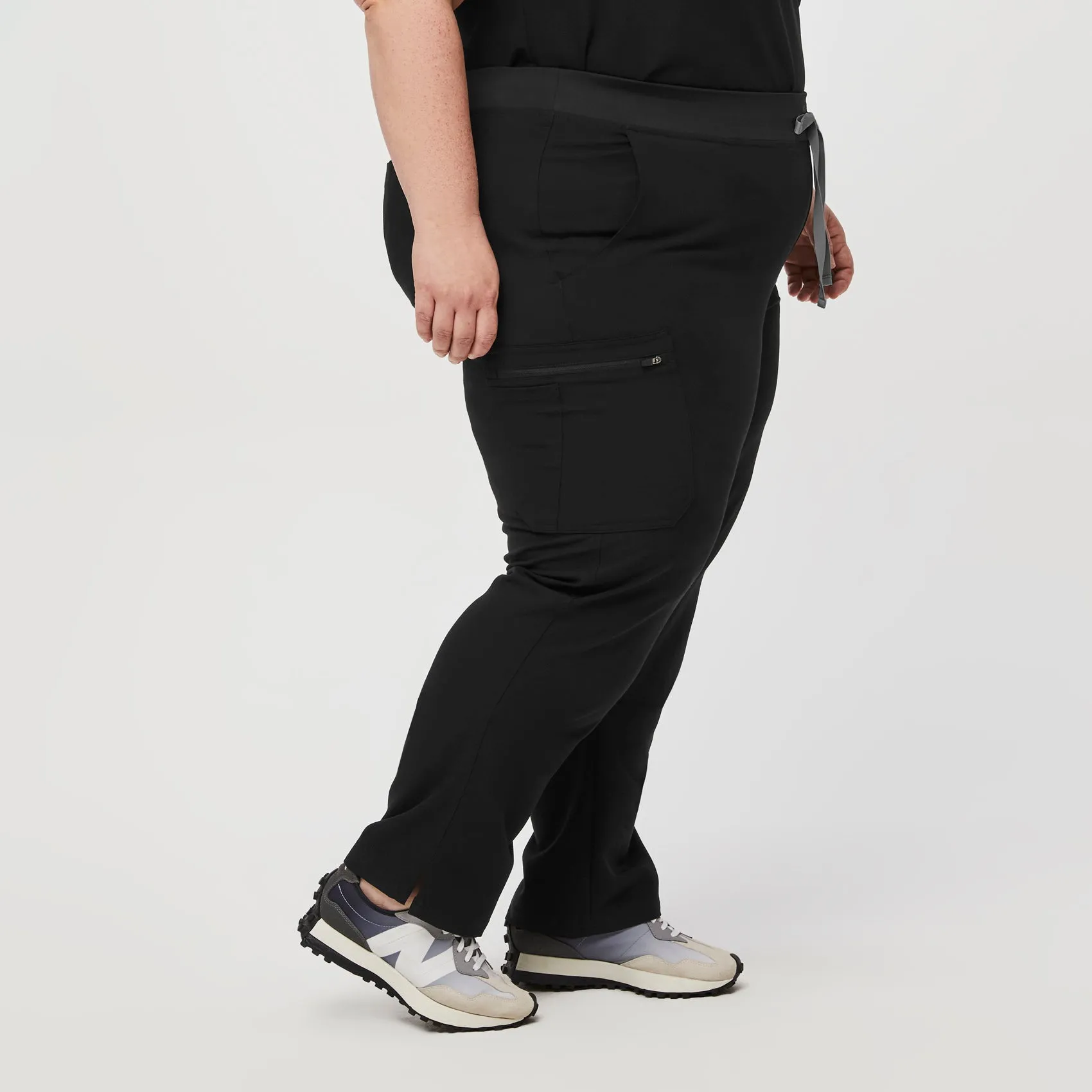 women's Black Yola™ - Skinny Scrub Pants 2.0 (3XL - 6XL)