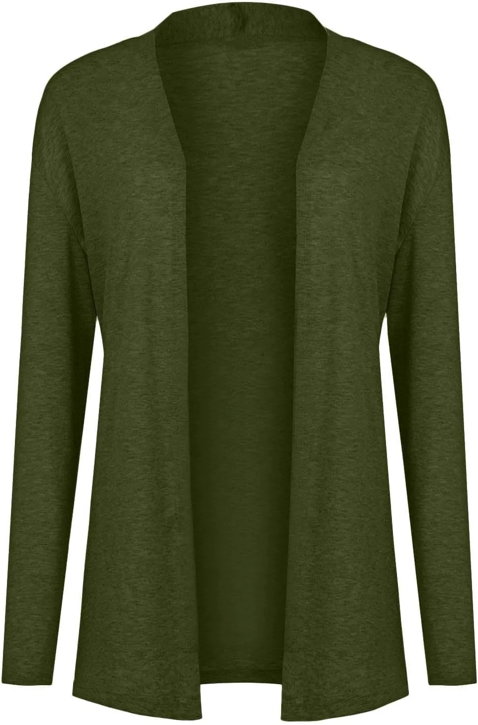 Women's Cardigan Casual Long Sleeve Open Front Cardigans Lightweight Essential Solid Outdoor Tops with Pockets