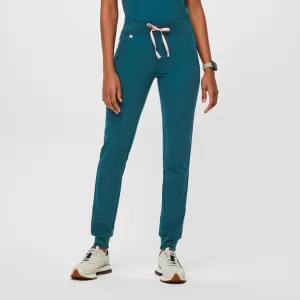 women's Caribbean Blue Zamora™ - Jogger Scrub Pants (3XL - 6XL)