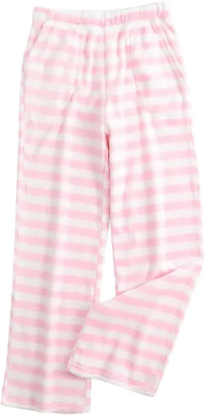 Womens Flannel Pajama Pants Fleece Lined Pants Thick Warm Loungewear Pants Long Johns Thermal Pants Plaid Pants