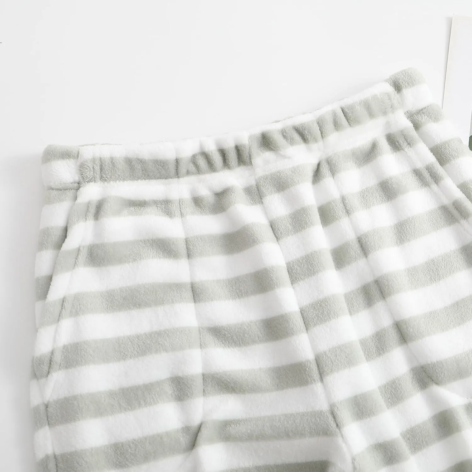 Womens Flannel Pajama Pants Fleece Lined Pants Thick Warm Loungewear Pants Long Johns Thermal Pants Plaid Pants
