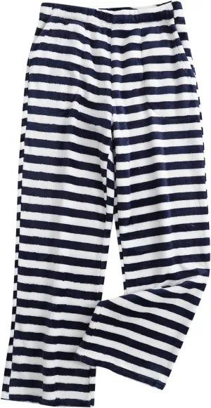 Womens Flannel Pajama Pants Fleece Lined Pants Thick Warm Loungewear Pants Long Johns Thermal Pants Plaid Pants