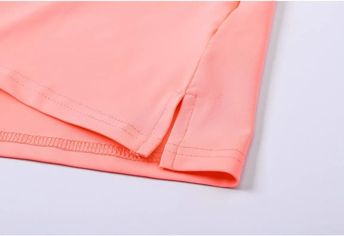Women's Golf Polo Shirts Lightweight Moisture Wicking Tennis Athletic T Shirts