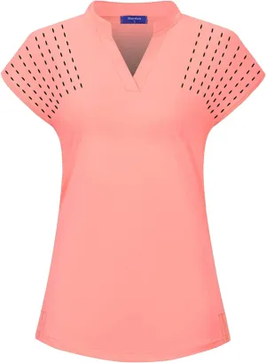 Women's Golf Polo Shirts Lightweight Moisture Wicking Tennis Athletic T Shirts
