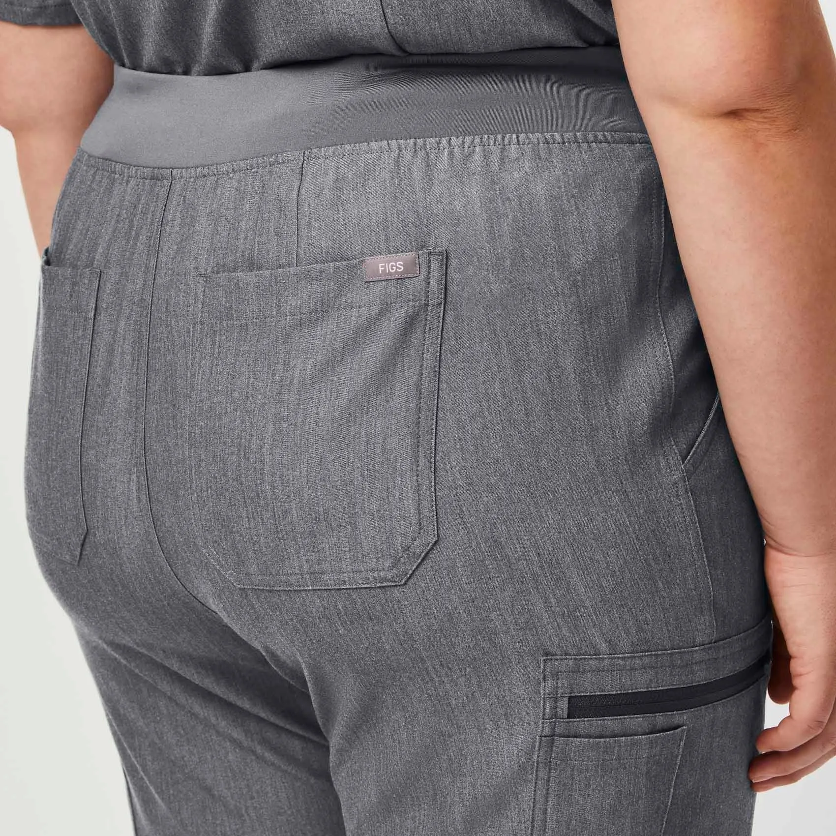 women's Graphite High Waisted Yola™ - Tall Skinny Scrub Pants (3XL - 6XL)