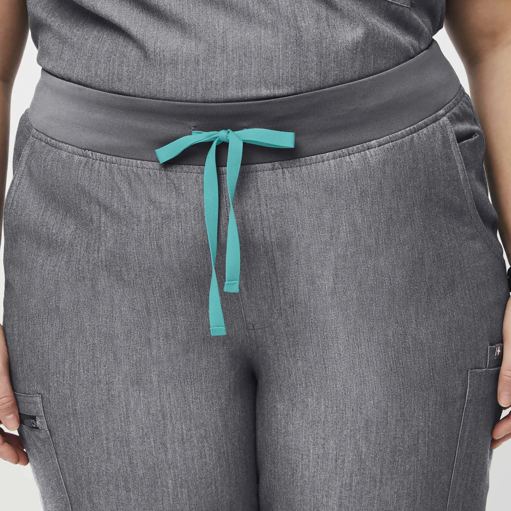 women's Graphite High Waisted Yola™ - Tall Skinny Scrub Pants (3XL - 6XL)