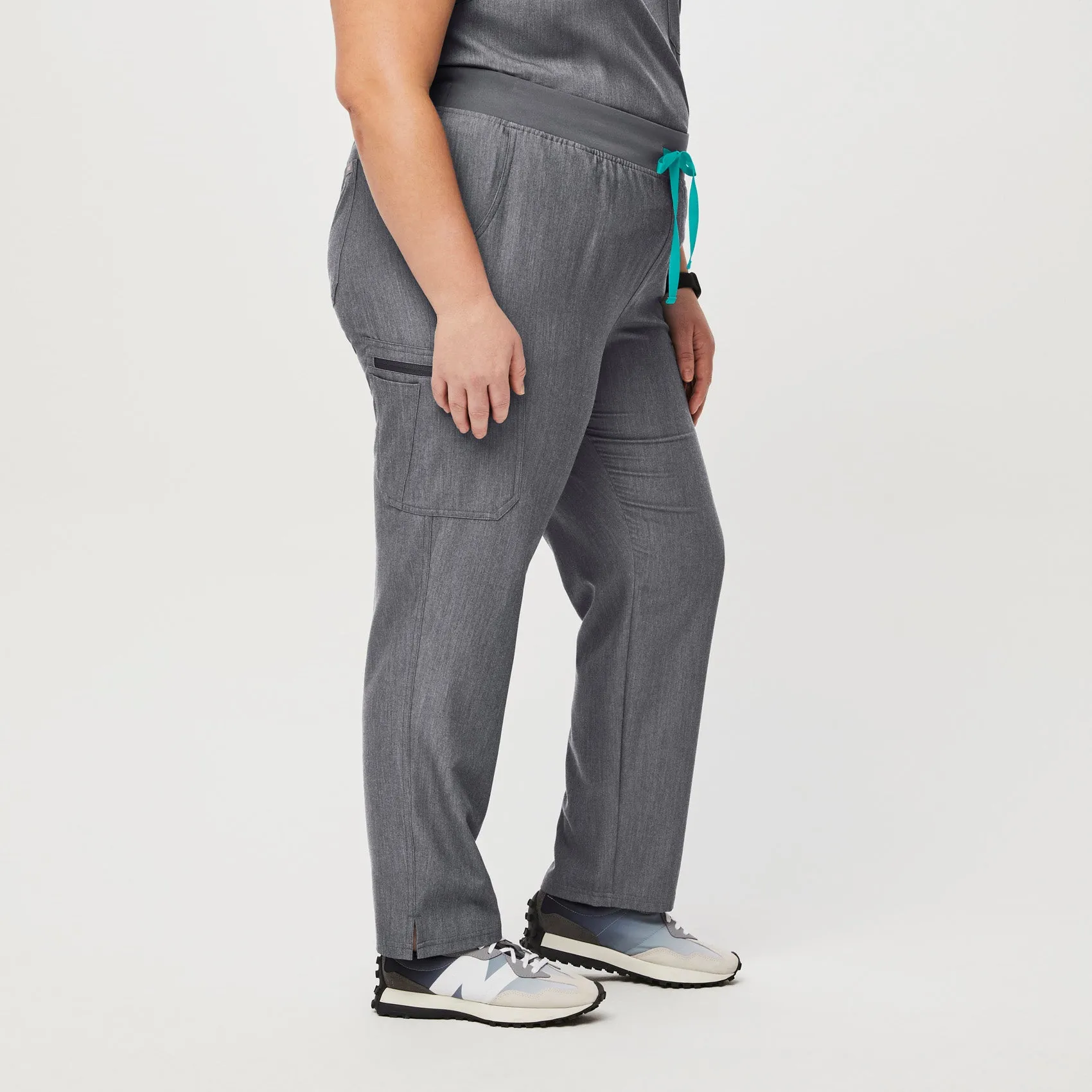 women's Graphite High Waisted Yola™ - Tall Skinny Scrub Pants (3XL - 6XL)