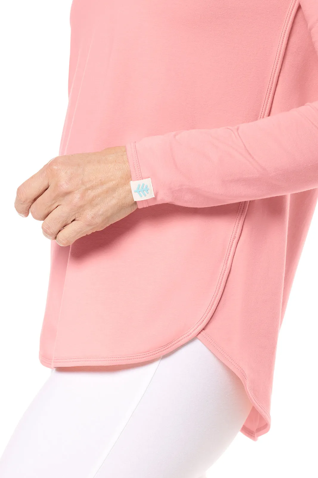 Women's Heyday Side Split Shirt | Peachy Pink