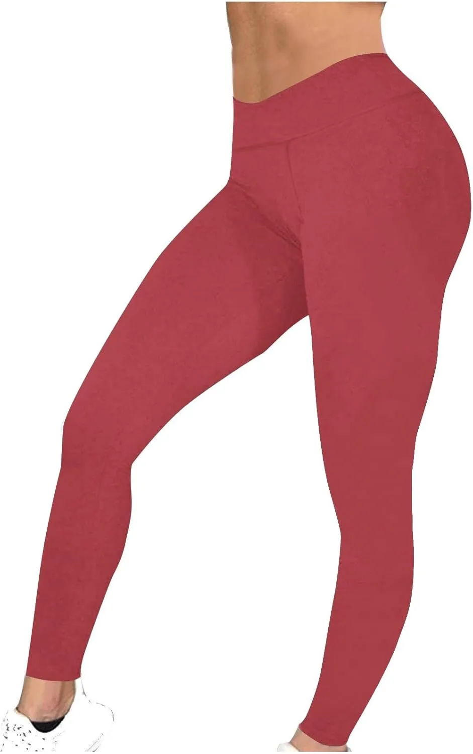 Womens High Waisted Yoga Pants Yoga Exercise Pants Soft Workout Leggings Sport Comfortable Jogger Casual Pant Legging