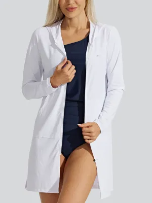 Women's Long Hoodie Jacket UPF 50 