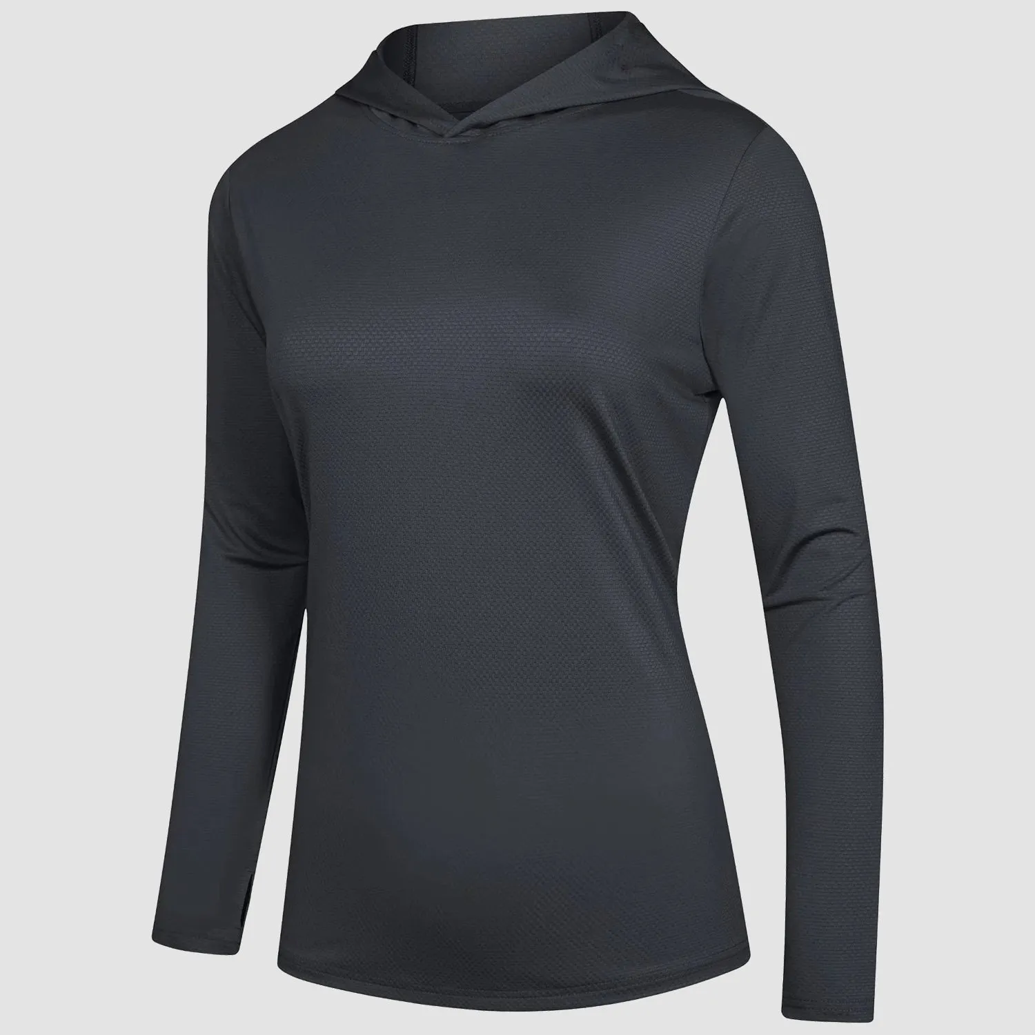 Women's Mint Hoodie Shirts UPF 50  Sun Protection Long Sleeve UV Shirt Fishing Hiking Athletic Shirts with Thumb Hole