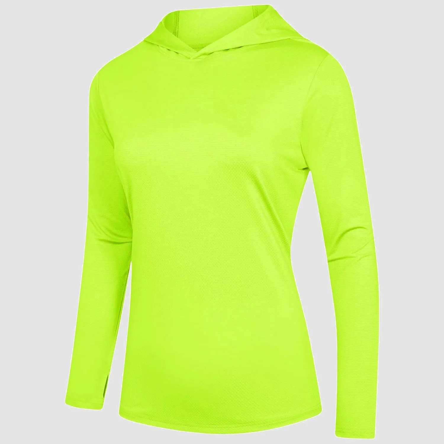 Women's Mint Hoodie Shirts UPF 50  Sun Protection Long Sleeve UV Shirt Fishing Hiking Athletic Shirts with Thumb Hole