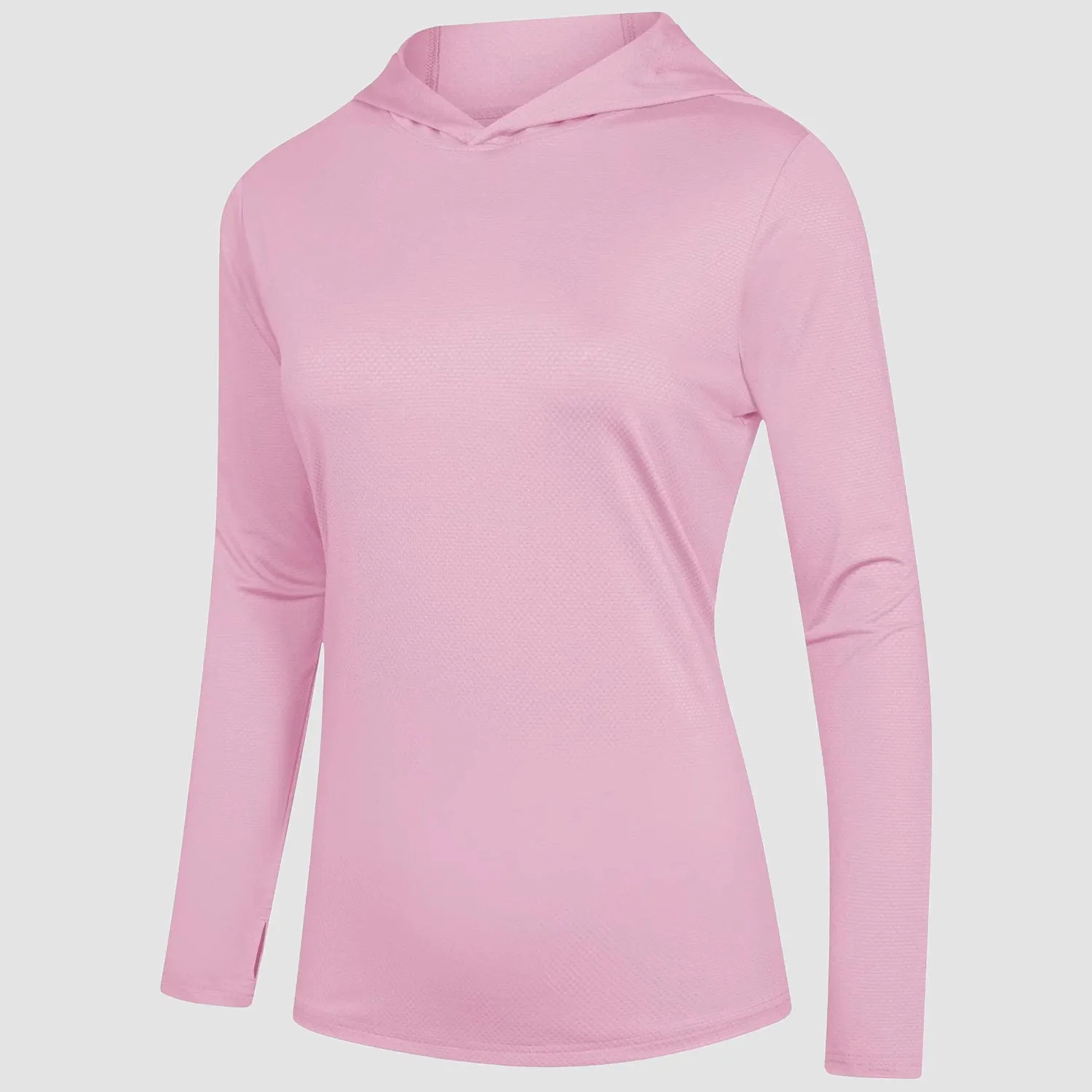 Women's Mint Hoodie Shirts UPF 50  Sun Protection Long Sleeve UV Shirt Fishing Hiking Athletic Shirts with Thumb Hole