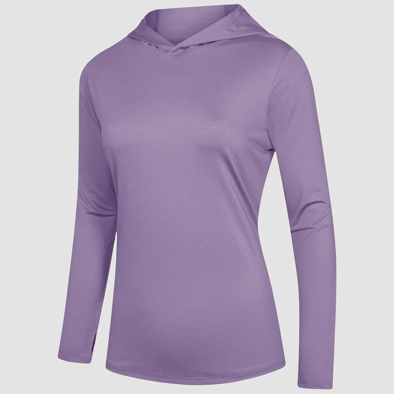 Women's Mint Hoodie Shirts UPF 50  Sun Protection Long Sleeve UV Shirt Fishing Hiking Athletic Shirts with Thumb Hole