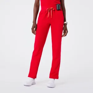 women's Pop Red High Waisted Yola - Tall Skinny Scrub Pant™