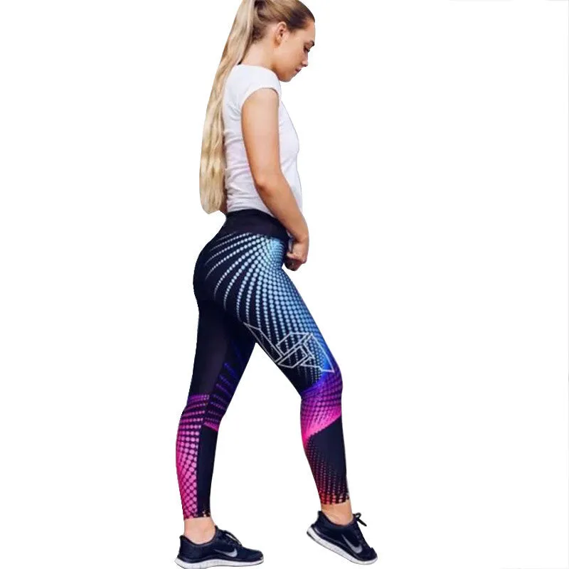 Women's Printed Body Fit Yoga Pant - GlamzLife