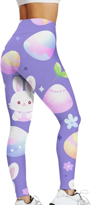 Women's Sports Casual Leggings High Waist Compression Yoga Compression Tights Tummy Control Running Soft Yoga Pants