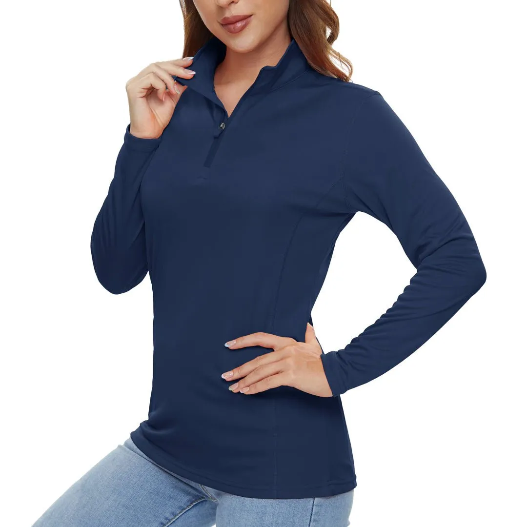 Women's Sun Protection Hiking Golf Shirts Long Sleeve