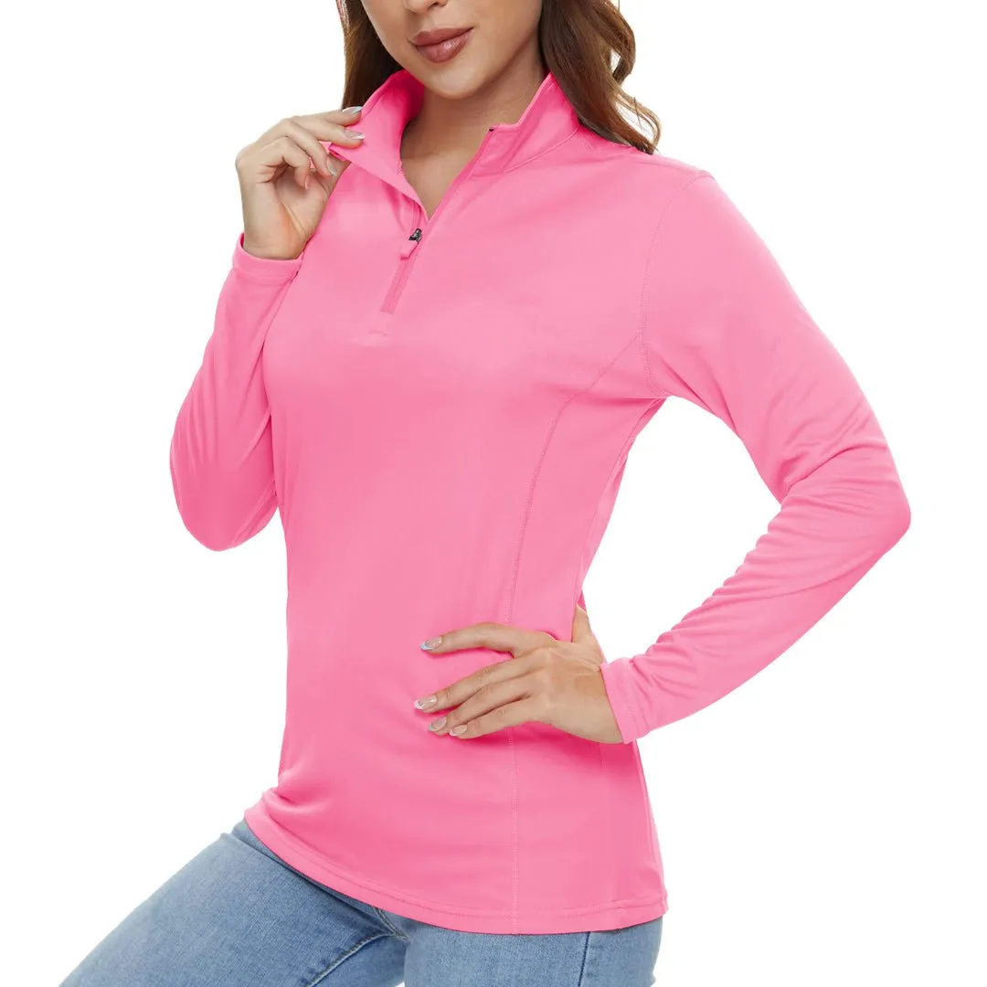 Women's Sun Protection Hiking Golf Shirts Long Sleeve