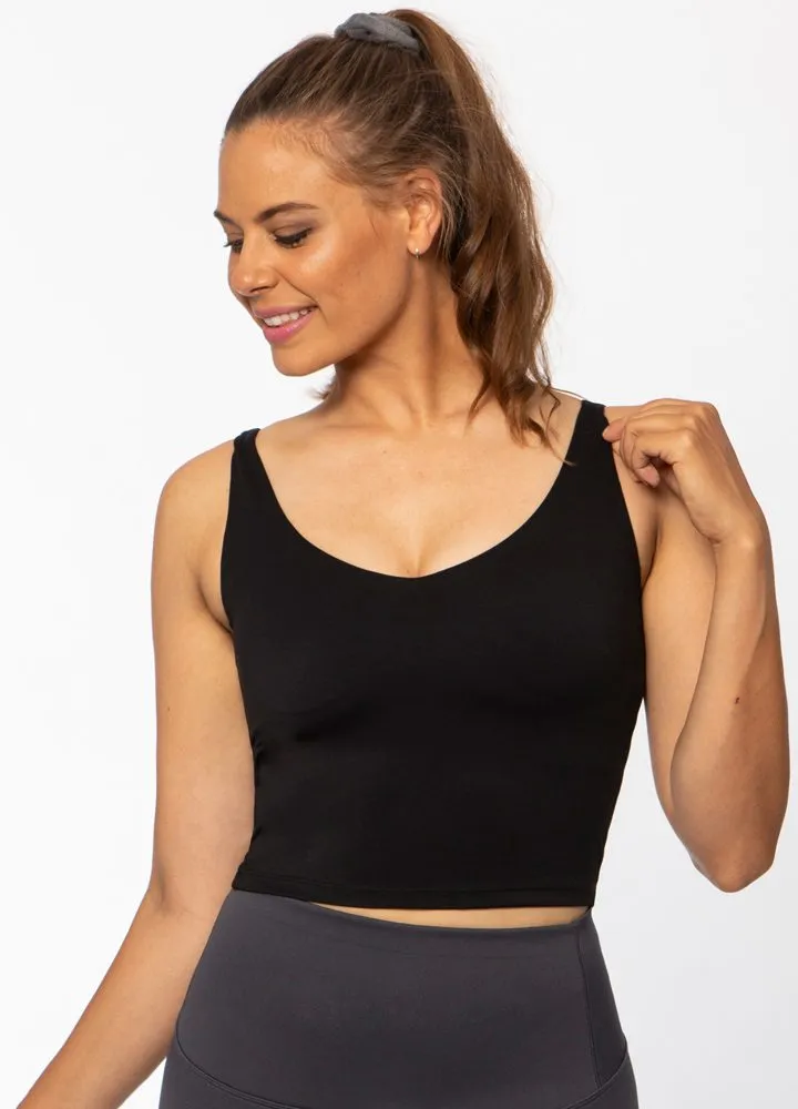 Women's Tank Top with Built in Bra
