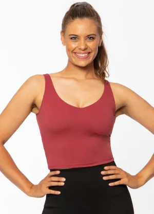 Women's Tank Top with Built in Bra