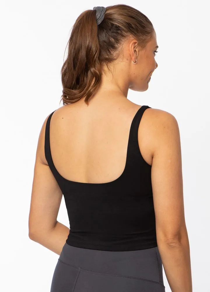 Women's Tank Top with Built in Bra