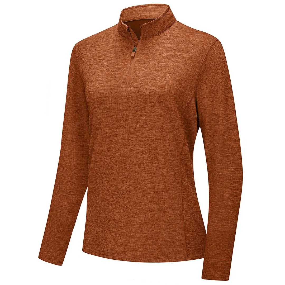 Women's UPF 50  1/4 Zip Quick Dry Hiking Shirts