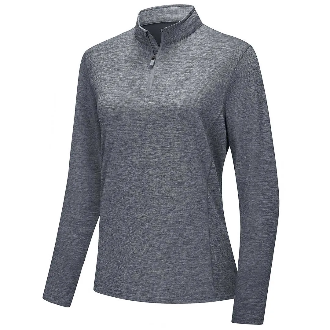 Women's UPF 50  1/4 Zip Quick Dry Hiking Shirts
