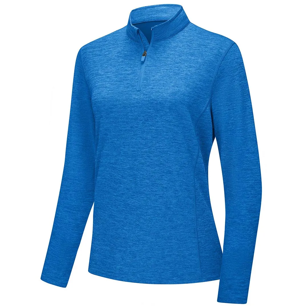 Women's UPF 50  1/4 Zip Quick Dry Hiking Shirts
