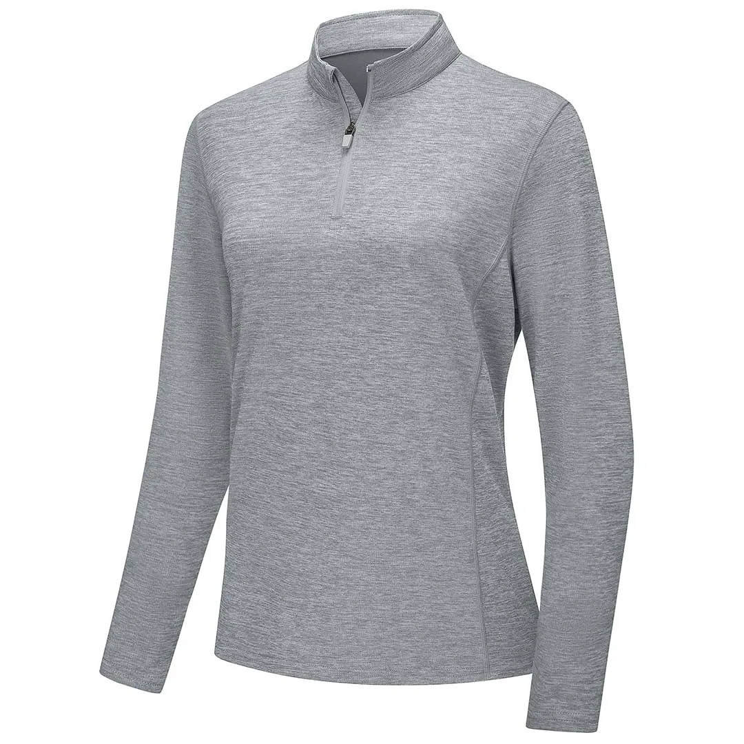 Women's UPF 50  1/4 Zip Quick Dry Hiking Shirts