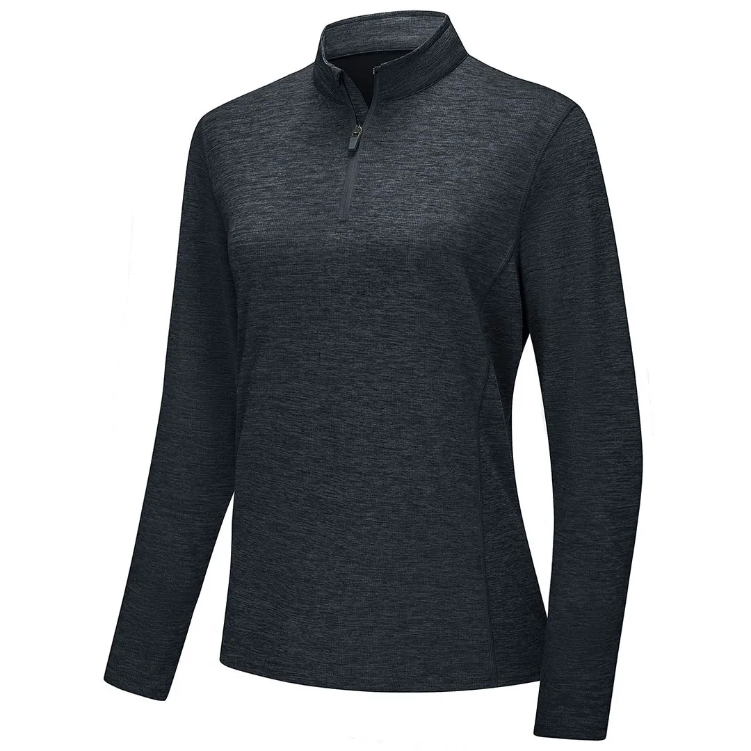 Women's UPF 50  1/4 Zip Quick Dry Hiking Shirts