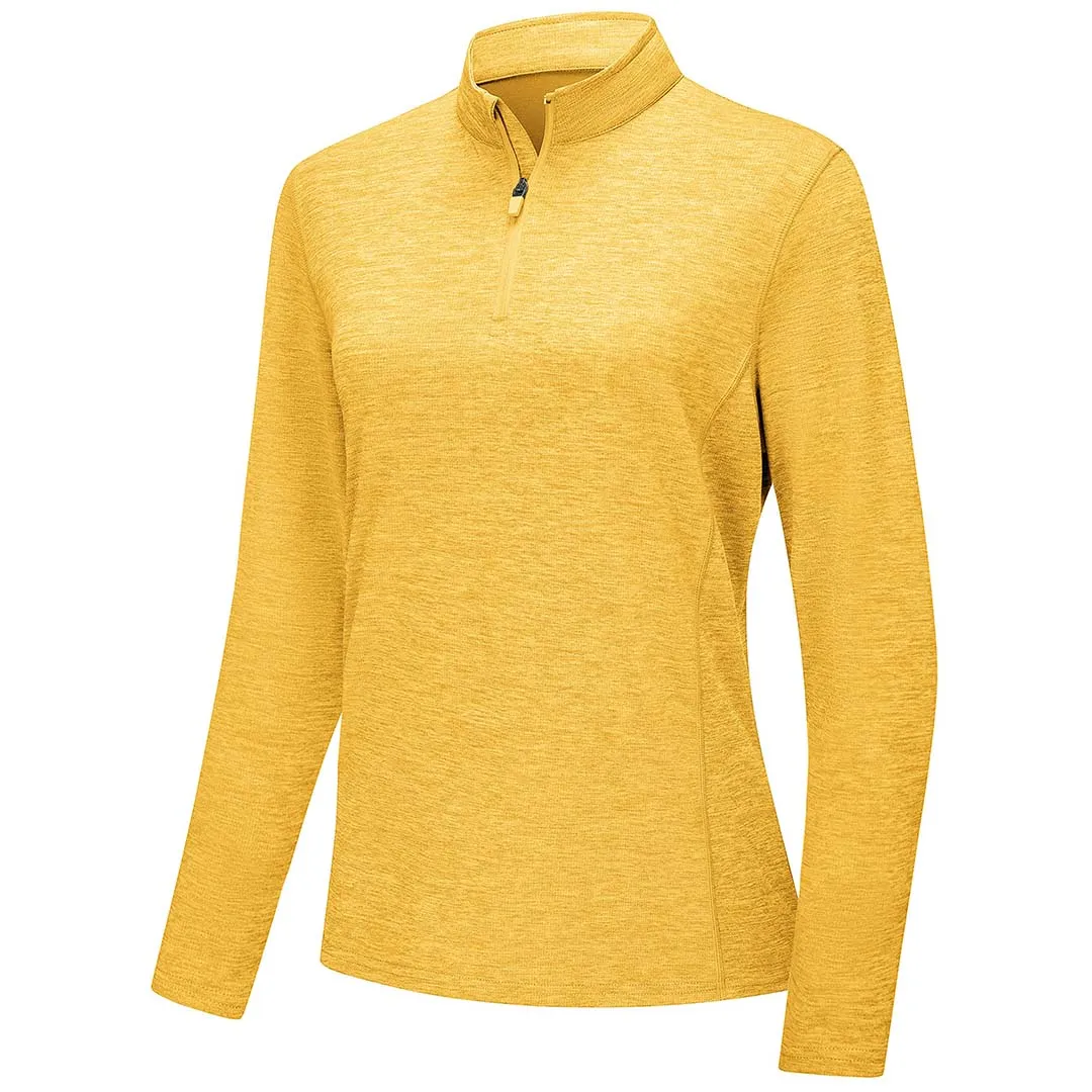 Women's UPF 50  1/4 Zip Quick Dry Hiking Shirts