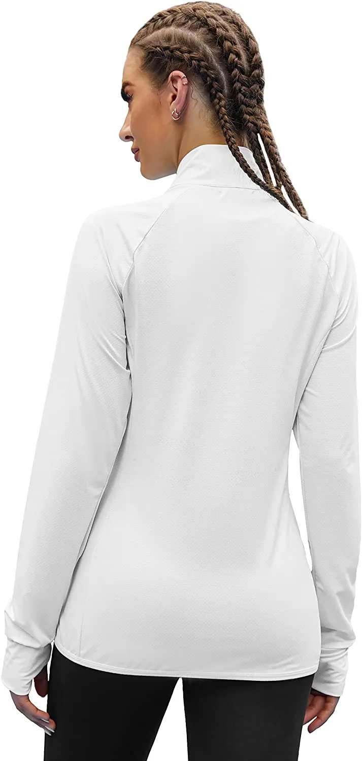 Women's UPF 50  Sun Protection Long Sleeve Hooded Sun Shirts