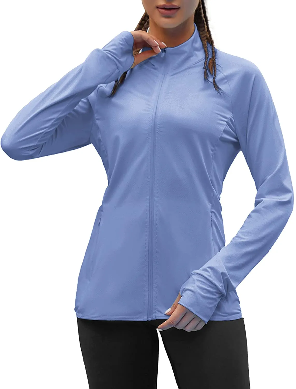 Women's UPF 50  Sun Protection Long Sleeve Hooded Sun Shirts