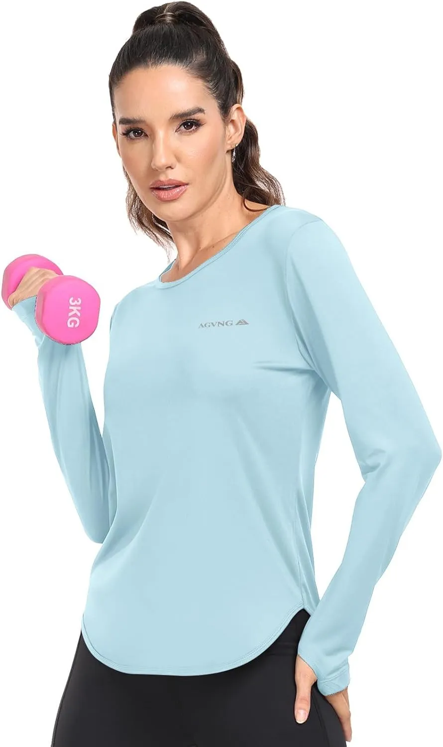 Womens UPF 50  Sun Shirts Long Sleeve UV Sun Protection Lightweight Quick Dry Rash Guard Workout Hiking Outdoor Tops