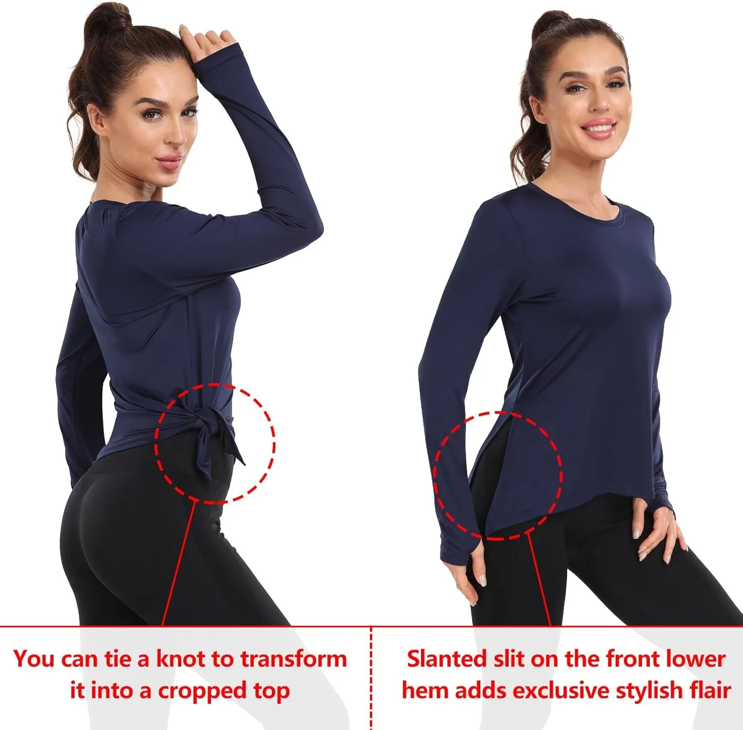 Womens UPF 50  Sun Shirts Long Sleeve UV Sun Protection Lightweight Quick Dry Rash Guard Workout Hiking Outdoor Tops