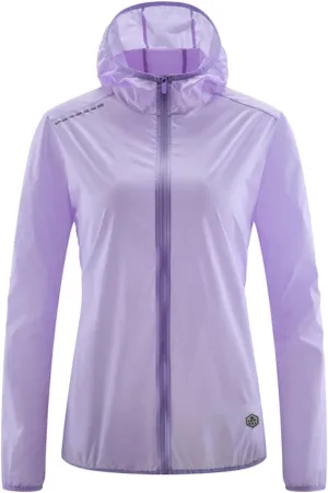 Women's UPF 50  UV Sun Protection Clothing Zip Up Lightweight Hoodies Rash Guard Hiking Sun Shirts Athletic Jackets