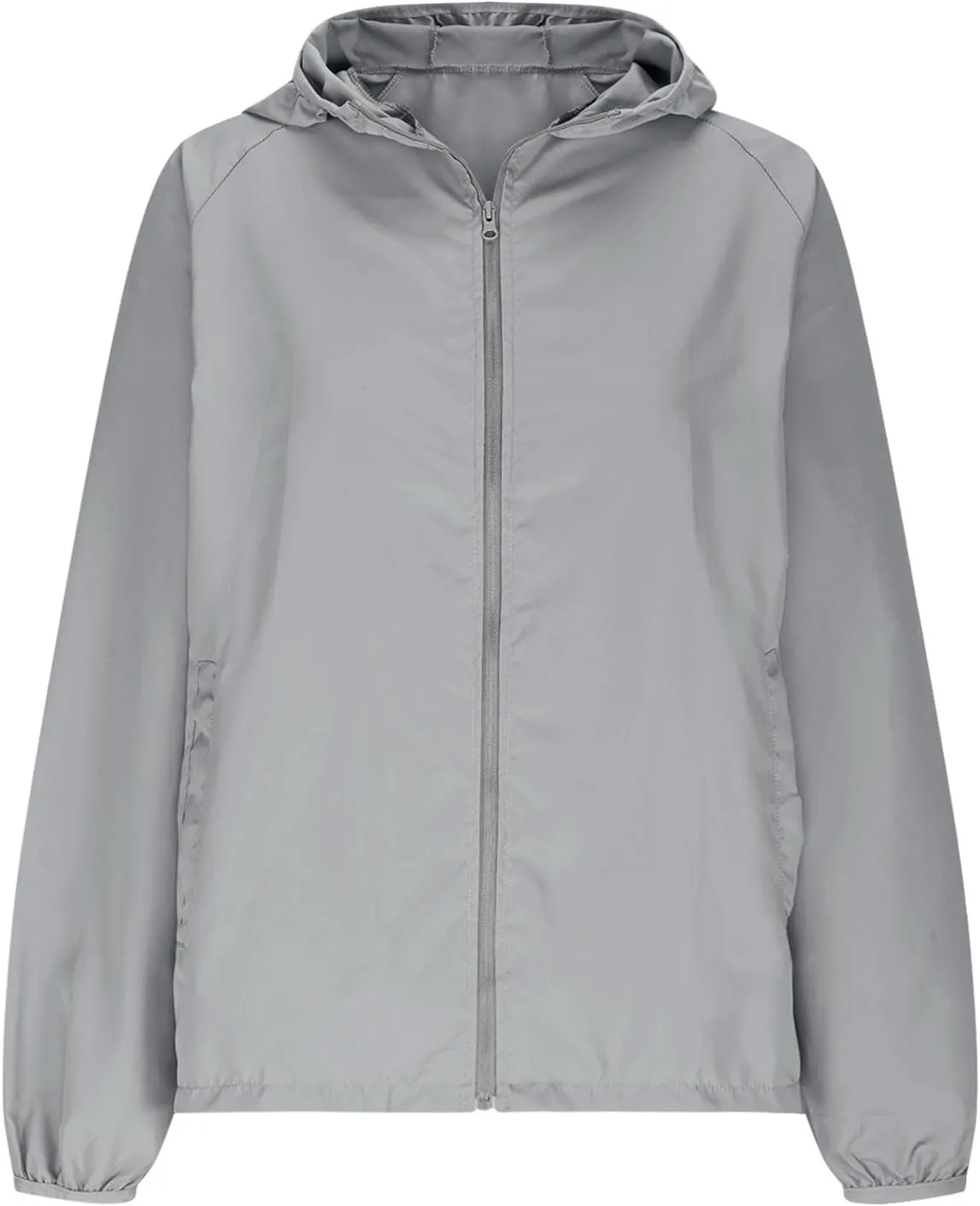 Women's UPF Sun Protection Shirts SPF Jacket Lightweight Full Zip Up UV Hoodie Long Sleeve Summer Hiking Coat W Pocket