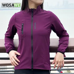 Women's Windproof Waterproof Reflective Cycling Jacket