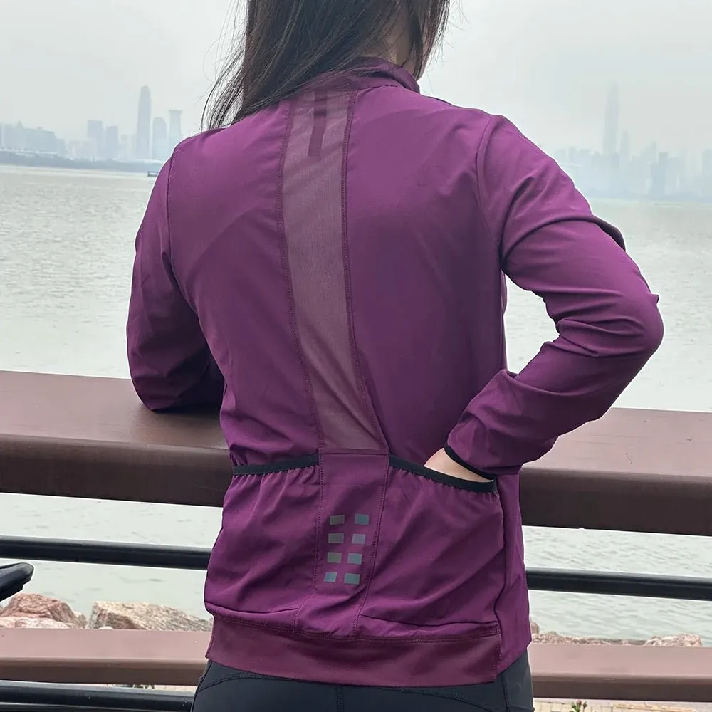 Women's Windproof Waterproof Reflective Cycling Jacket
