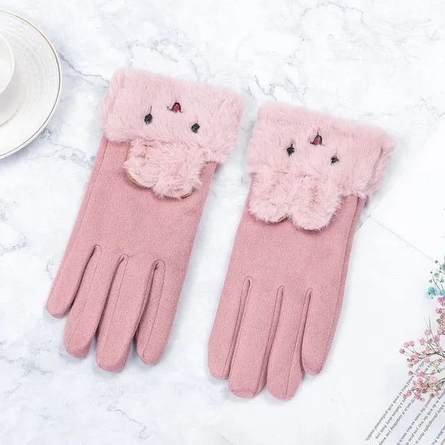 Women's Winter Best Driving Gloves with Touch Screen