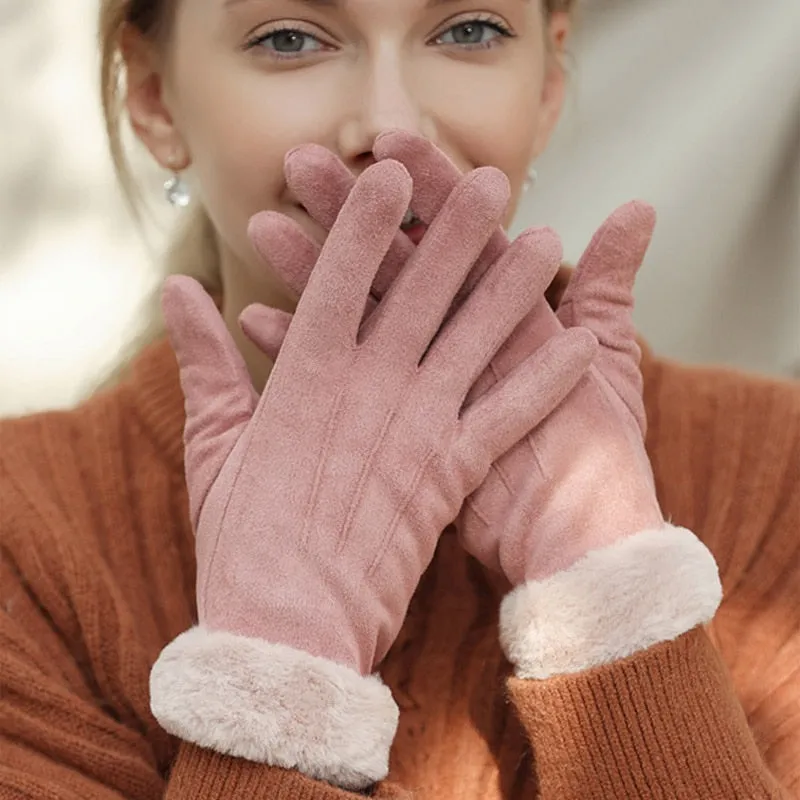 Women's Winter Best Driving Gloves with Touch Screen