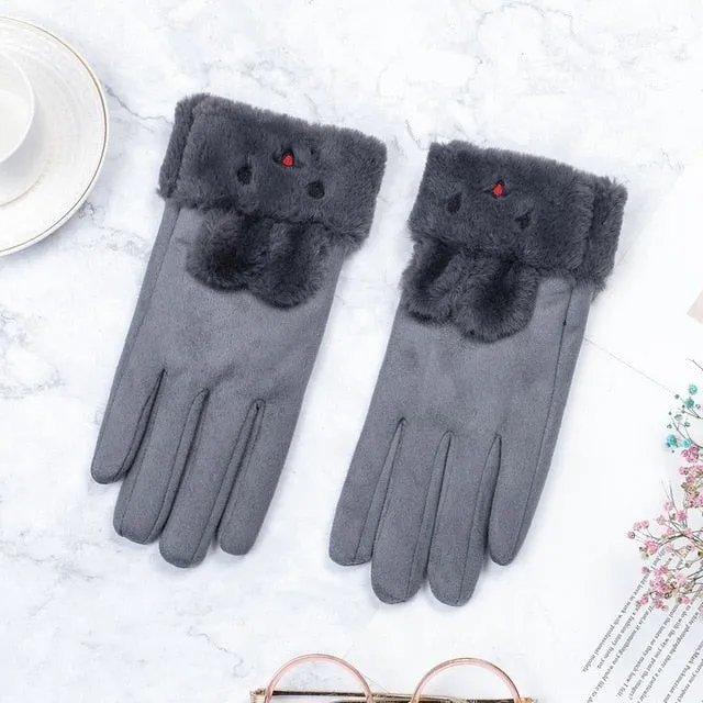 Women's Winter Best Driving Gloves with Touch Screen