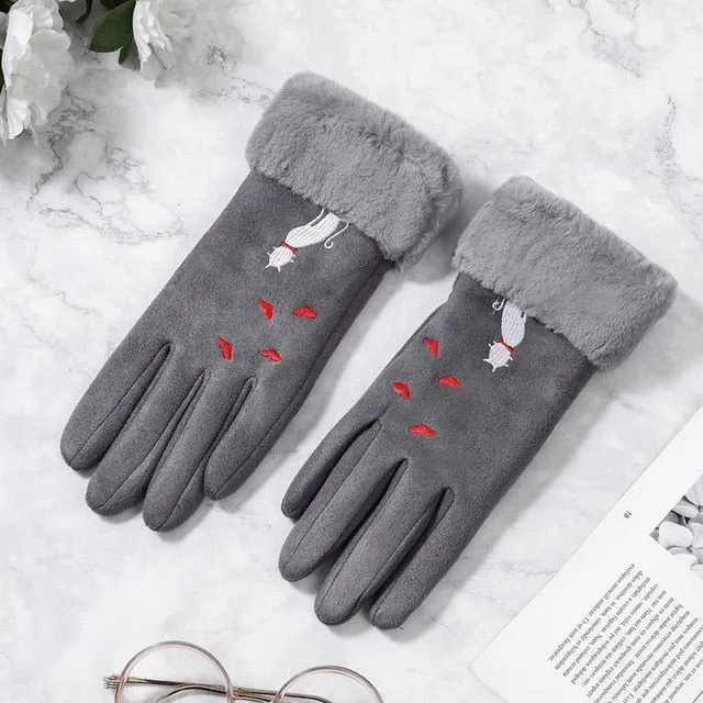 Women's Winter Best Driving Gloves with Touch Screen