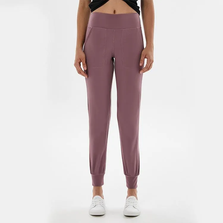 Women's yoga pants high-waist slim-fit jogging sweatpants