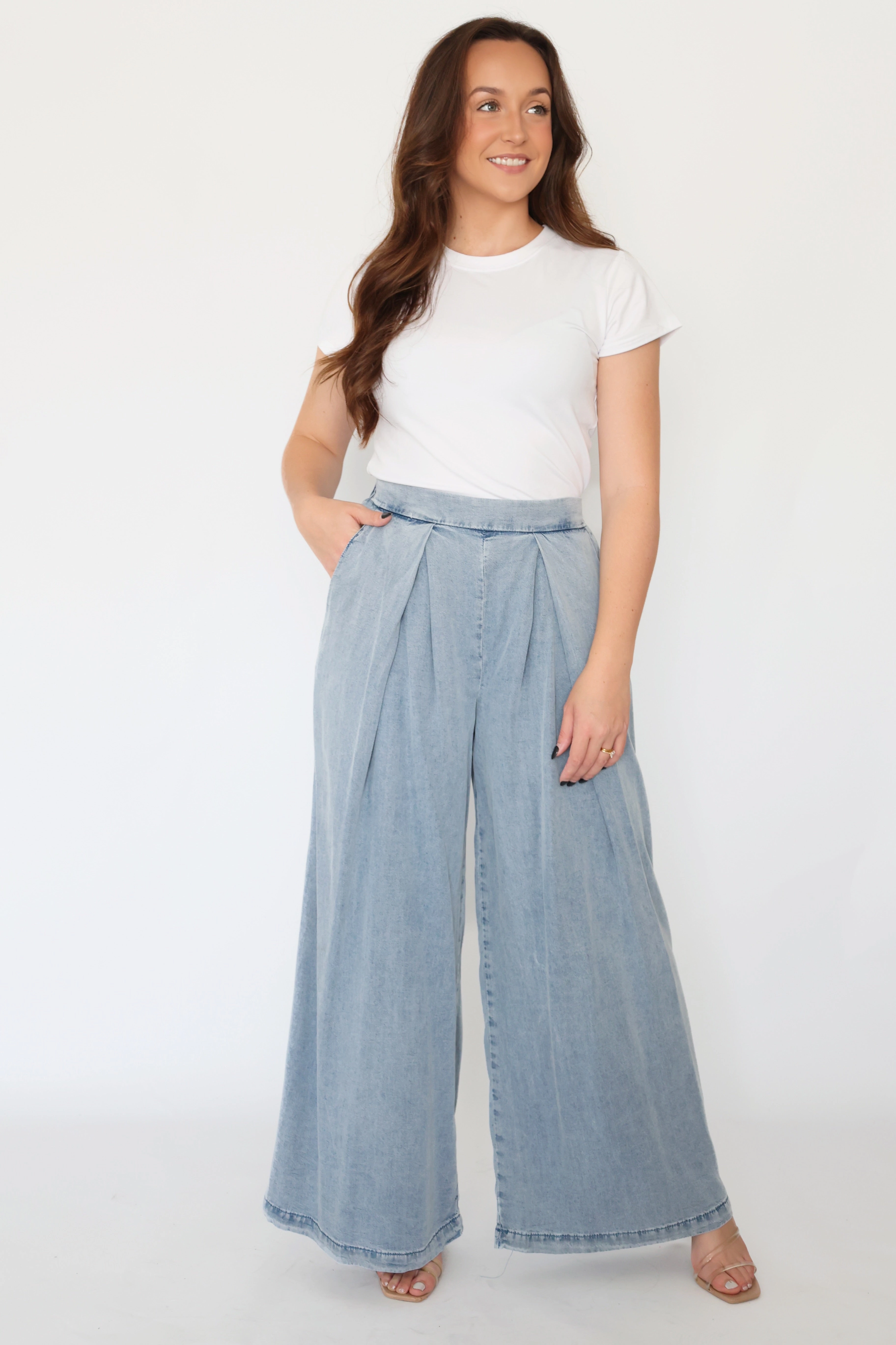 Vail Pleated Pant(final sale) Light material