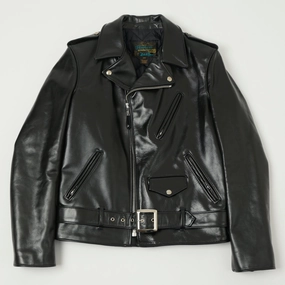 Snow Day Schott NYC 'Perfecto' Horsehide Leather Motorcycle Jacket - Black