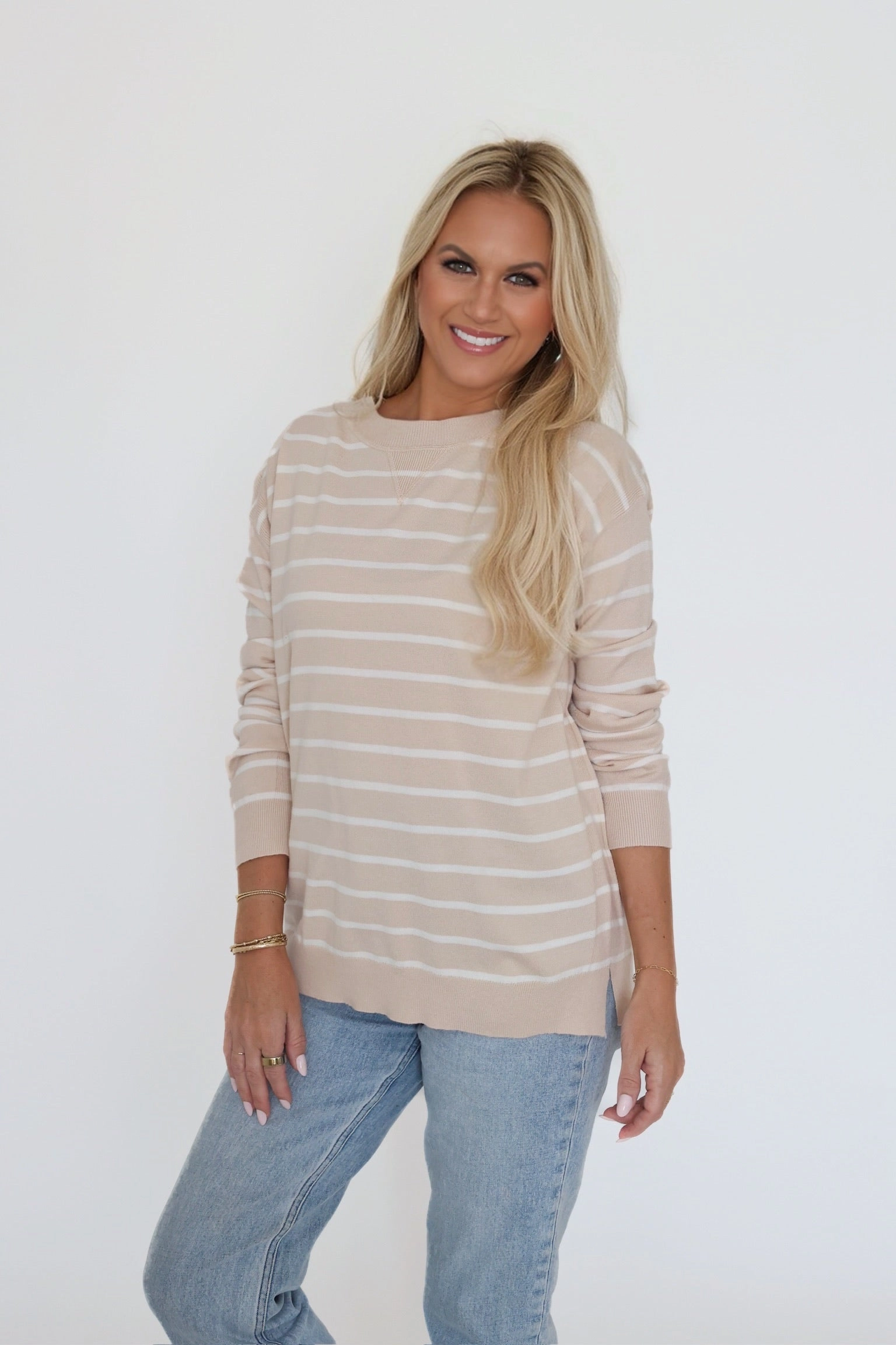 The Everyday Pullover Sweater OversizedFit AdjustableDrawstring